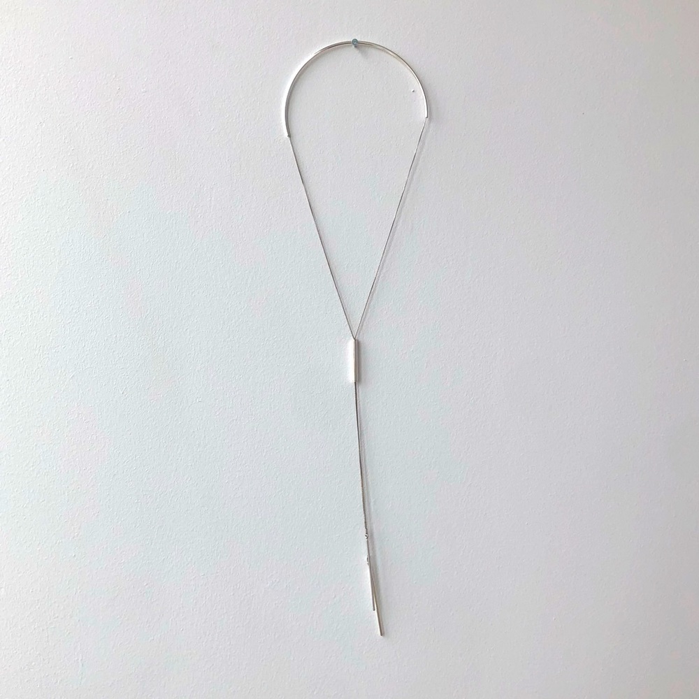 Jenny Bird silver adjustable necklace